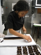 Brainfood Chef Asha preps dessert